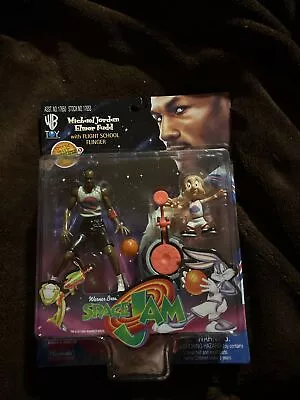 Space Jam 1996 Michael Jordan Elmer Fudd With Flight School Flinger WB Toy 17653 • $23