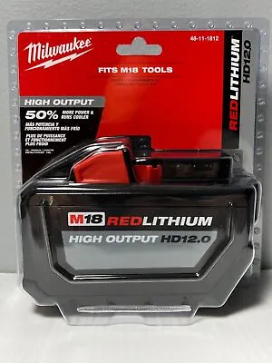 Milwaukee M18 High Output Lithium Ion Battery (48-11-1812) HD 12.0 1PCS • $140