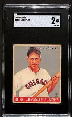 1933 Goudey #23 Kiki Cuyler HOF  SGC 2 G C87831 • $175