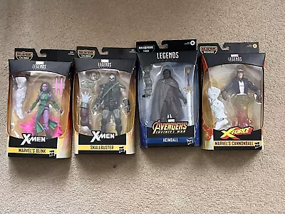 Marvel Legends *JOB LOT* 4 FIGURES (HeimdallCannonballSkullbusterBlink) *MOC* • £11.99