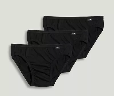Jockey Men's Elance Bikini 3 Pack Cotton Blue Underwear 001481/976 • $24.99