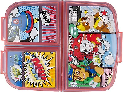£4.99 • Buy Stor Paw Patrol Kids Character 3 Compartment Sandwich Lunch Box Licenced Item