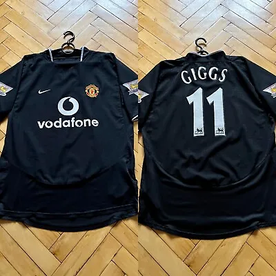 Nike Manchester United 2003/2005 Away #11 Giggs Football Shirt Soccer Jersey L • $107.99
