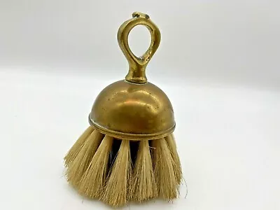 Vintage Brass Round Brush Clothes Religious Altar • $118.20