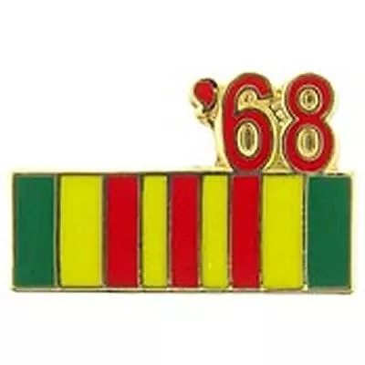 1968 Vietnam Service Ribbon Lapel Or Hat Pin • $8.98