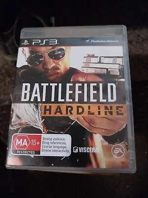 Battlefield Hardline PS3 Game No Manual Pre Owned Free Post • $10