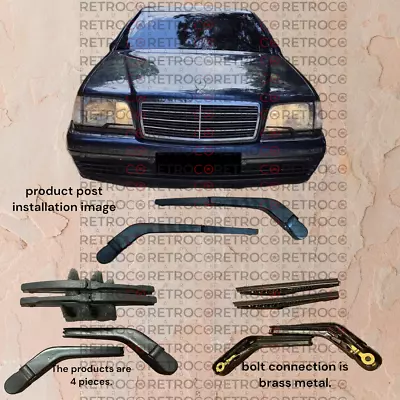 For Mercedes W140 Headlight Wiper Set 4 Piece Left And Right S320 S500 S420 S600 • $65