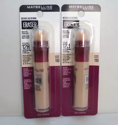 Maybelline Instant Age Rewind Eraser Multi Use Concealer 110 Teinte 0.2 Oz 2pcs • $19