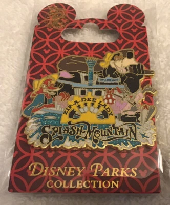 $27.49 • Buy Splash Mountain Disney World Trading Pin Brer Rabbit Fox Zip-A-Dee Lady NIP
