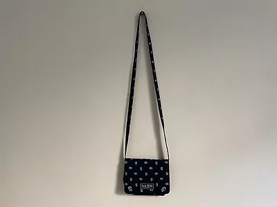 Jack Wills Dark Navy And White Floral 2-in-1 Crossbody Bag / Clutch • £9.99