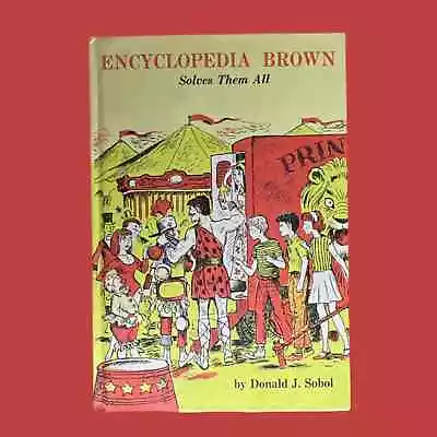 1968 Weekly Reader Encyclopedia Brown Solves Them All Vintage Childrens Book • $11.90
