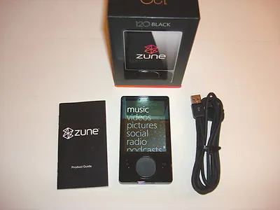 Microsoft  Zune  Black  120gb...new Battery... • $299.99