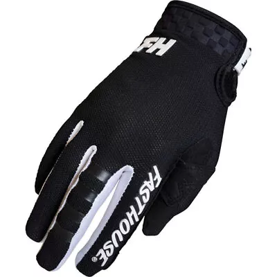 NEW Fasthouse Elrod A/C Air Black Kids Motocross Dirt Bike Gloves • $35