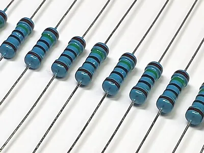 1/2W 0.5W Resistors 1% - 5 Pack - Choose From 1K To 1M - UK Seller Free P&P • £1.49