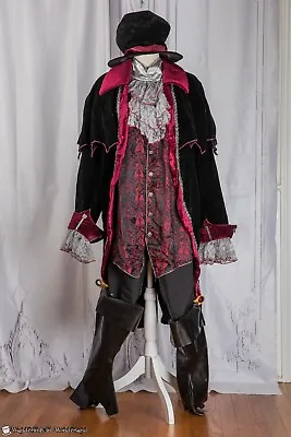 Vampire Of Versailles Costume Men's Ex-Large Halloween Horror Victorian Steampun • $80