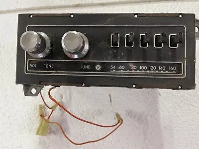 Vintage Chrysler Mopar Radio Model  07902 350123 • $30