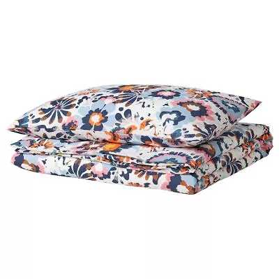 HÖNSGULLÖRT Duvet Cover & Pillowcase Floral Pattern/multicolour 150x200/50x80cm • £21.01