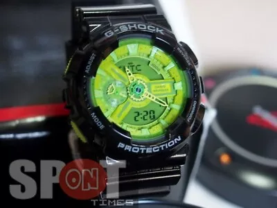 Casio G-Shock Hyper Color Analog Digital Resin Men's Watch GA-110B-1A3 • $298