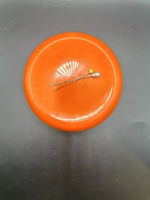 Vintage Grabbit Magnetic Pin Needle Holder Orange MCM • $18.99