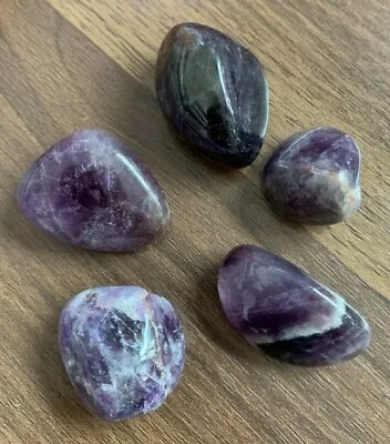 GEMSTONE TUMBLESTONES 20-30mm POLISHED CRYSTAL HEALING CHAKRA TUMBLE STONES • £2.50