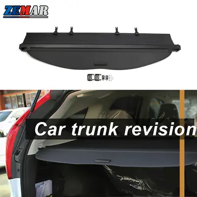 Rear Trunk Cargo Cover Security Shield Shade Black For Honda FIT JAZZ 2008-2013 • $95