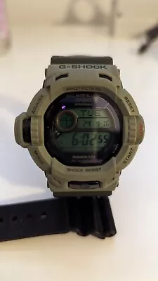  G-SHOCK RISEMAN GW-9200ER Tough Solar Men's Military Green Face And Black Band • $250