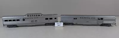 (Lot 653) HO Model Train Athearn Passenger Cars Santa Fe 3415 Coach 3443 Baggage • $7.99