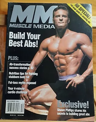 Shawn Phillips Muscle Media Magazine Bodybuilding - December 2001 • $14