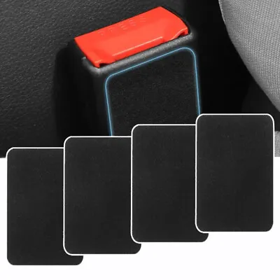 4Pc Seatbelt Buckle Anti Noise Anti-Collision Sticker Pads For VW Golf Chery • $6.99