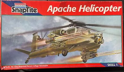 Monogram Apache Helicopter SnapTite 1129 1/72 FS NEW Model Kit ‘Sullys Hobbies’  • $14.88