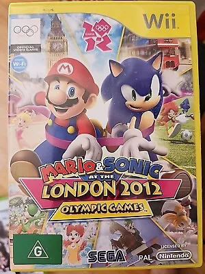 Mario & Sonic At The London 2012 Olympic Games Nintendo Wii • $35