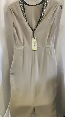 £99.99 • Buy Bastyan Dress UK Size 14 (EUR Size 42) Multicolour Beaded Collar (Polyester)