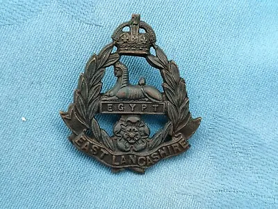 The East Lancashire Regiment Officers Service Dress Cap Badge. • £44