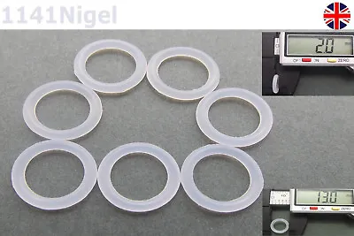 £1.99 • Buy 13mm OD  2mm CS O Rings Seal Silicone VMQ Sealing O-rings Washers UK    Last Few