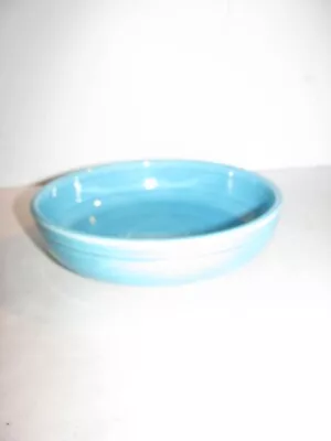 Fiestaware Vintage Dessert Bowl Fiesta Turquoise Blue Excellent • $26.99