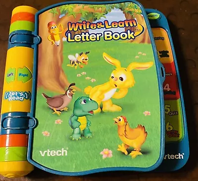 VTech Electronic Write And Learn LETTER BOOK - 80-076700 6 W/ 2 AA Batteries • $20