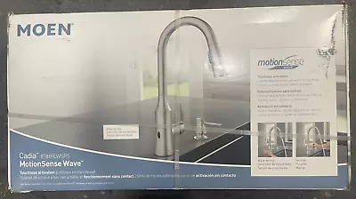Moen 87869EWSRS Cadia MotionSense Wave Touchless Kitchen Faucet (NEW) • $119.99