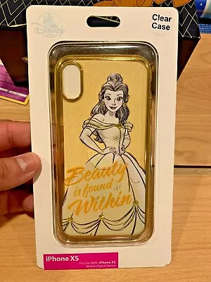 NEW DISNEY PARKS D-TECH BELLE BEAUTY AND THE BEAST IPHONE XS CASE COVER -A4 • $12.95