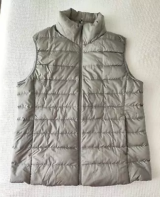 AS NEW Grey Lightweight Vest UNIQLO Size L Duck Down • $38