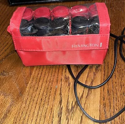 Remington Hot Rollers Set Of 10 Curlers With 10 Clips With Portable Case Tested • $5.99