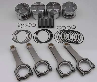 Nippon Racing Gsr P72 Usdm Pistons Scat H-beam Rods Arp 81mm Ls Ls/vtec B18 Kit • $539.95