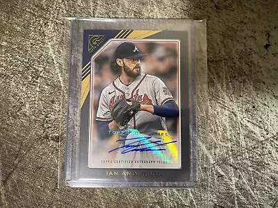 2022 Topps Gallery Ian Anderson Auto Atlanta Braves • $4.99