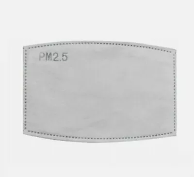 PM2.5 FILTER For Washable Reusable Cotton Face Mask Activated Carbon X 20 • £3.47
