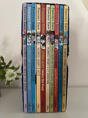 Horrid Henry 10 Terrible Tales 10 Books Box Set Children Good Condition • £8.99