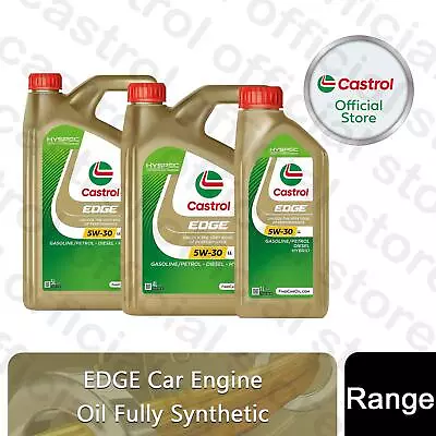 CASTROL EDGE Car Engine Oil Fully Synthetic Titanium 1 4 Or 5 Litre • £18.99