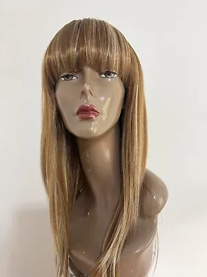 New Style Taylor Swift High Heat Resistant Hair Lady Brown & Blonde Mixed Wig • £14.99