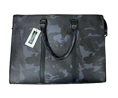 Inc International Concepts Men's Tote Briefcase ONE SIZE Navy Camoflauge $80 • $12