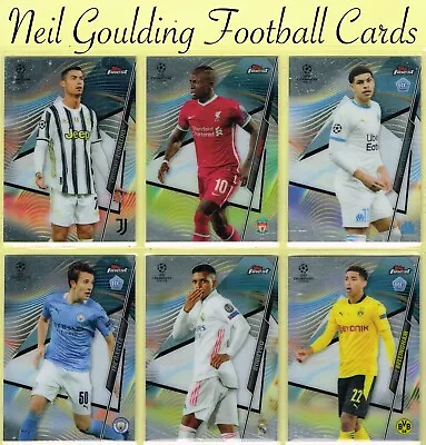 Topps UEFA Champions League 2020-21 ☆ FINEST ☆ Football Cards #1 To #100 • £0.99