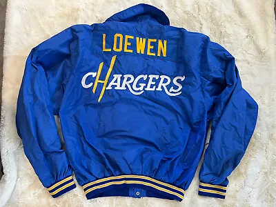 1980-84 Game Worn Chargers Sideline Jacket Loewen MEARS A10 Ballpark Heroes LOA • $773.99