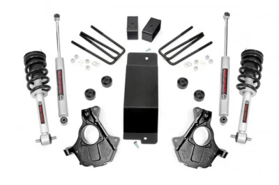 $904.95 • Buy Rough Country 3.5  Lift Kit N3 Struts & Shks For 14-18 Silverado Sierra 1500 4WD
